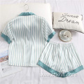 striped pajama night wear sets